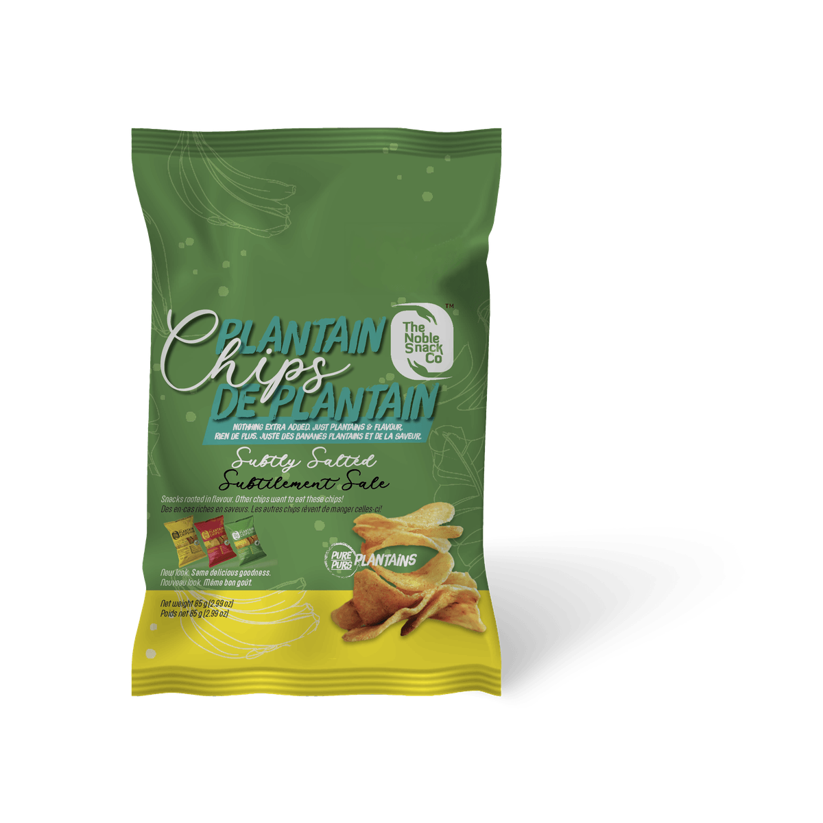 Subtly Salty Plantain Chips