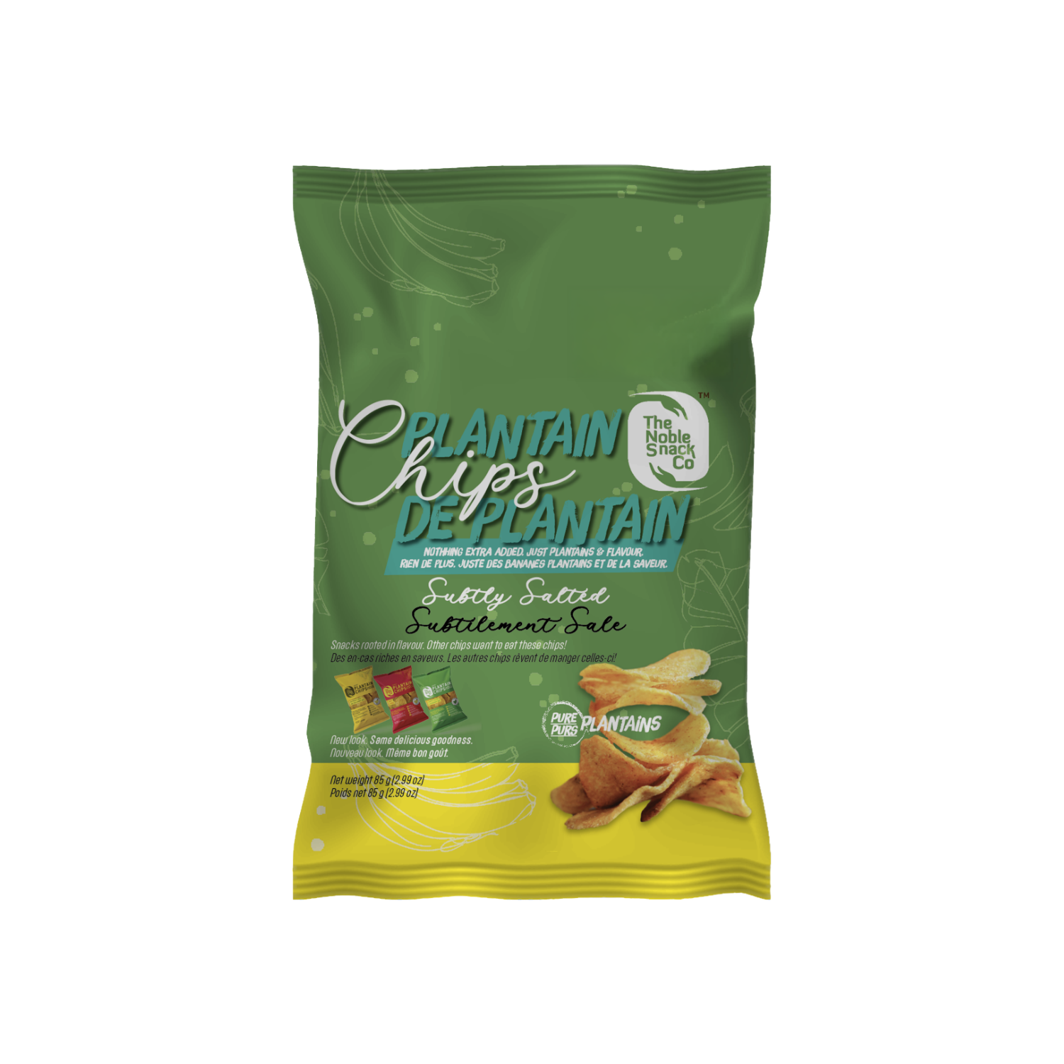 Subtly Salty Plantain Chips